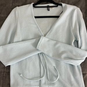 Light Blue string  shirt